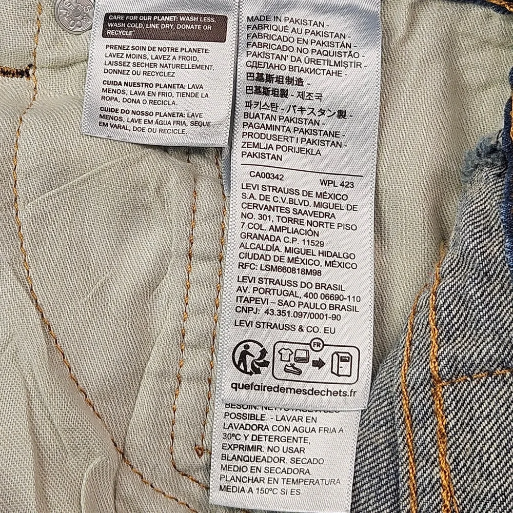 Levi's 505 Regular‎ Fit Jeans Mens W32 L30 Dark Wash Classic Denim Pants